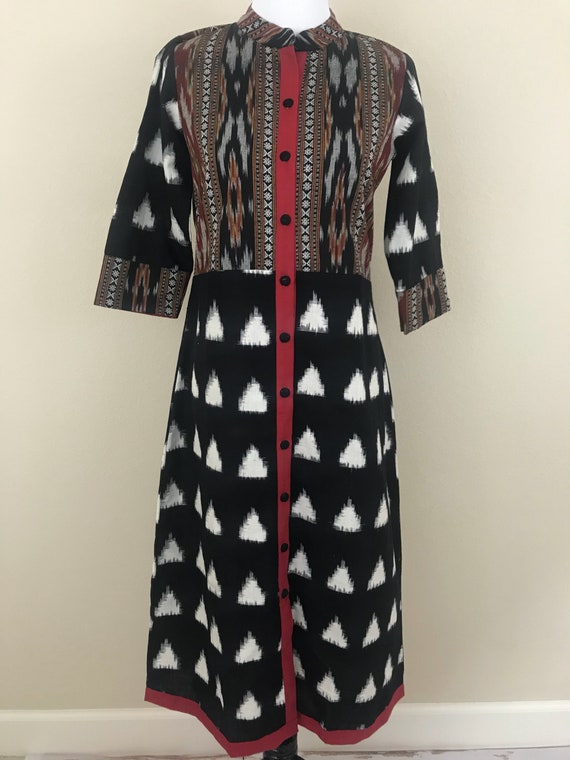 ikat cotton kurtis