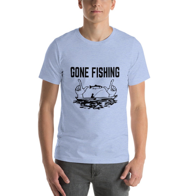 Gone Fishing  Funny Birthday Shirt for Dad  Fisherman image 5