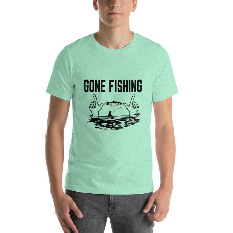 Gone Fishing  Funny Birthday Shirt for Dad  Fisherman image 6