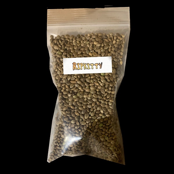Ripkitty Delicious Hemp Seeds in Various Sizes, for Birds or Snacks