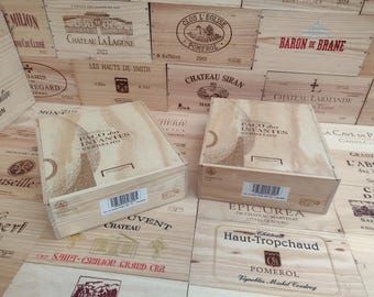 Wooden Wine Box / Crate with Lid ~ Paco Dos Infantes, Portugal ~ Genuine, Storage, Vintage, Hamper.