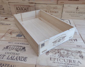 CHATEAU MARGAUX 2015 ~ Wooden Wine Box ~ 6 Bottle size ~ French, Genuine.