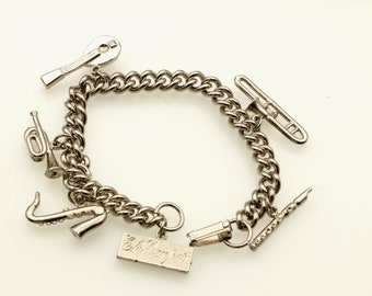 Musical Instrument Charm Bracelet