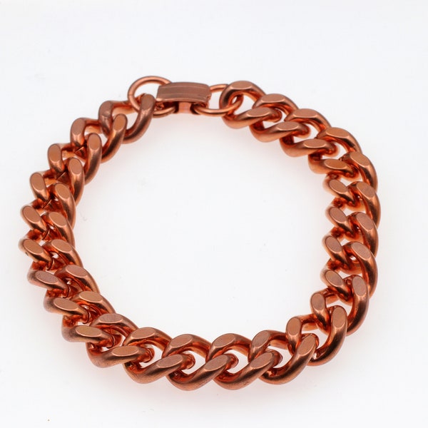 Men's Heavy Copper Miami Cuban Link Bracelet