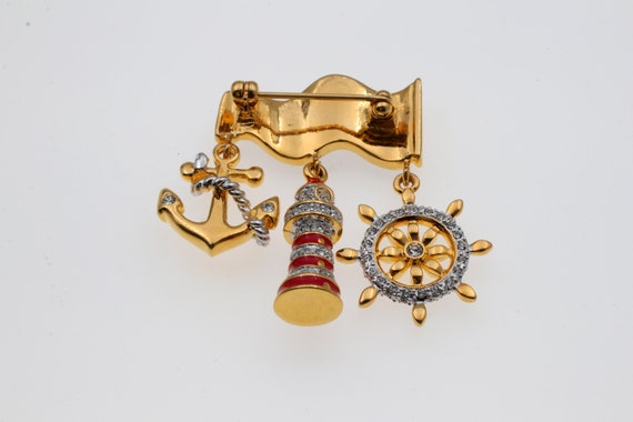 Red , White , Blue Nautical Brooch - image 2