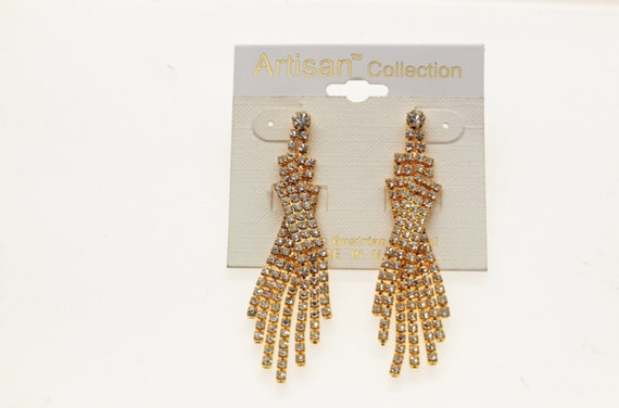 Crystal Rhinestone Earring - image 1