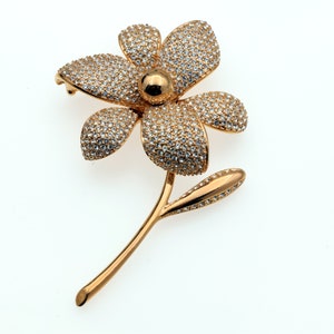 Crystal Rhinestone brooch/ pin
