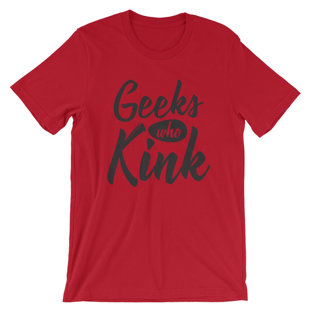 Camisa Geeky, Kinky, Geeks Who Kink Camiseta, Nerdy, Moda Alternatve ...