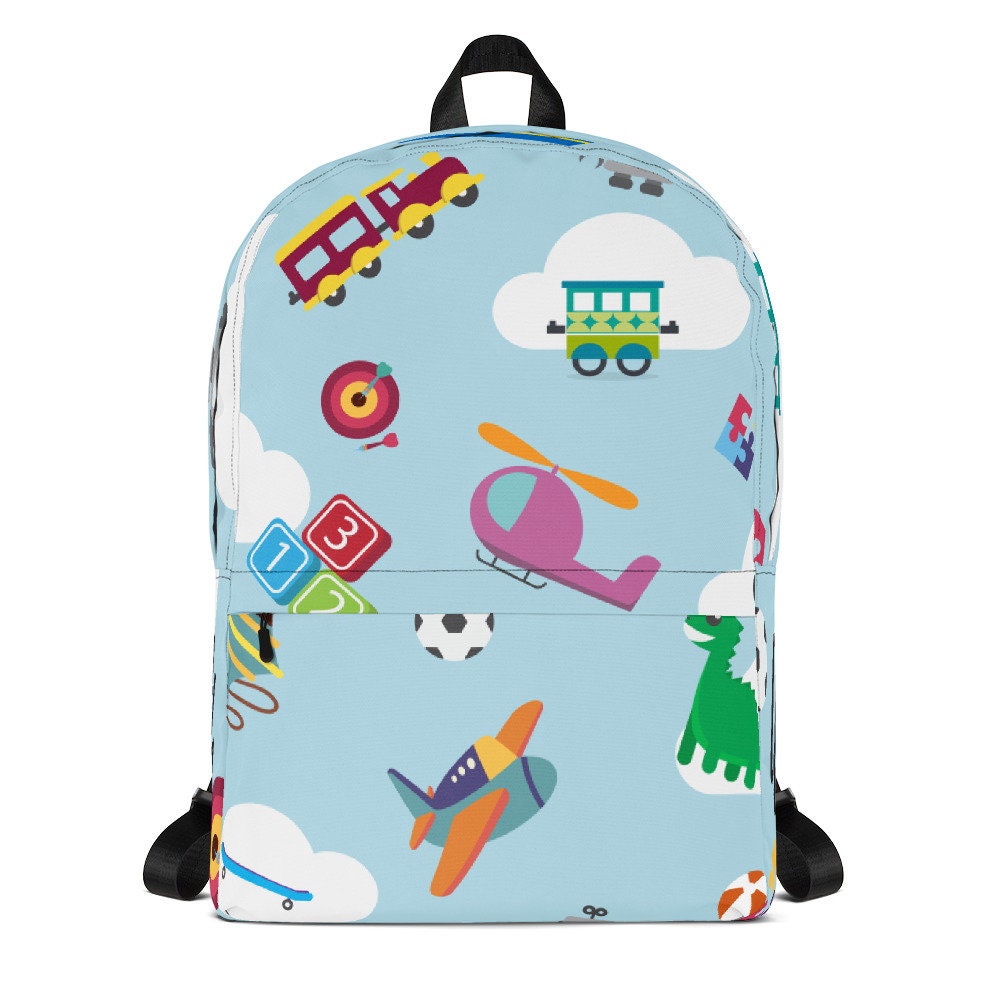 blue bookbag