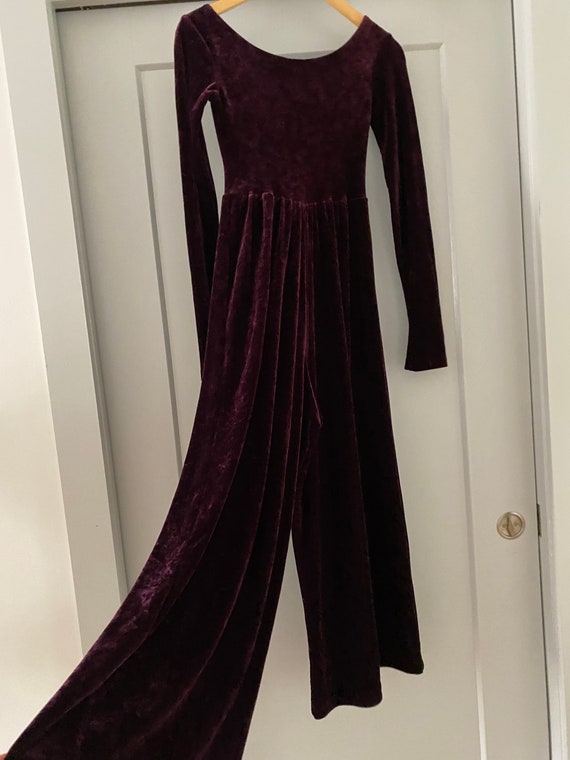 Gorgeous vintage Betsey Johnson Velvet Jumpsuit