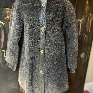 Vintage Bonnie Cashin Reverse Leather Coat