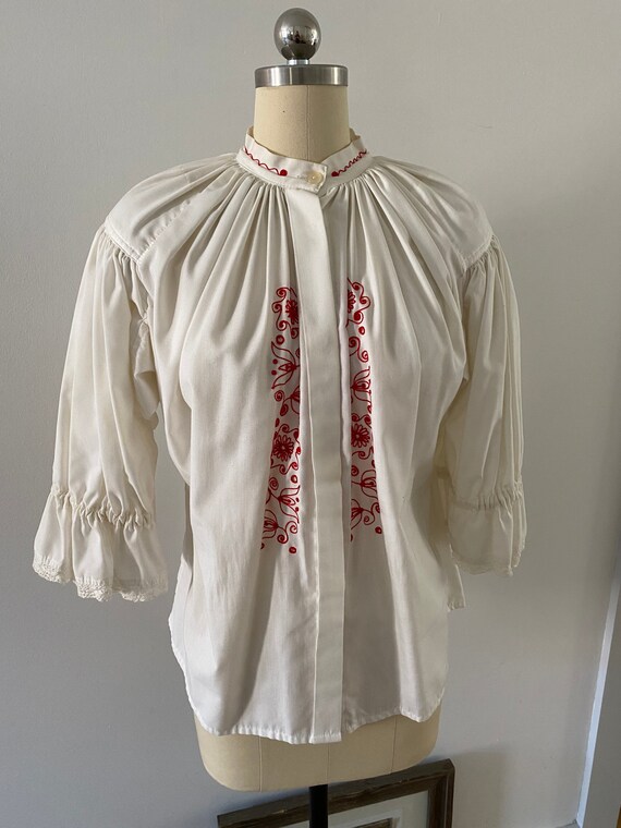 Gorgeous Embroidered Poet Blouse