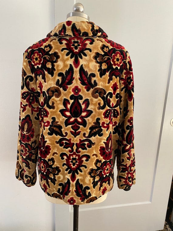 Gorgeous 60s Vintage Carpet /Tapestry Coat