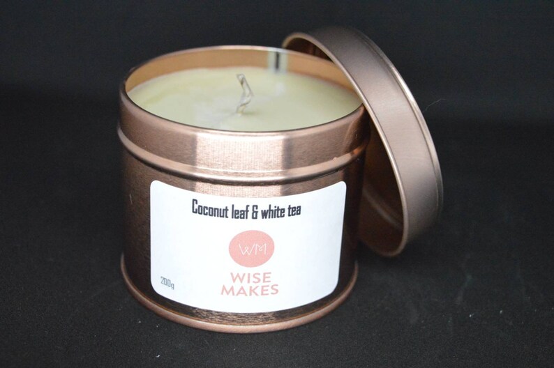 Coconut Leaf /& White Tea Soya Candle