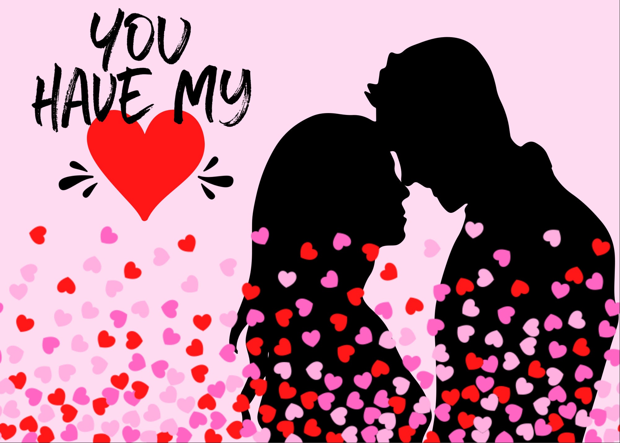 You Have My HeartValentines Day Card Digital Download Etsy France