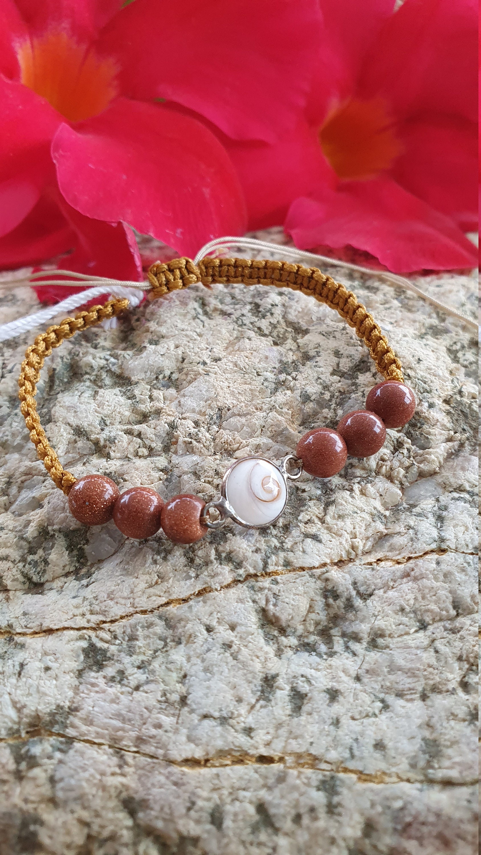 Bracciale in argento con occhio di Santa Lucia e cordino