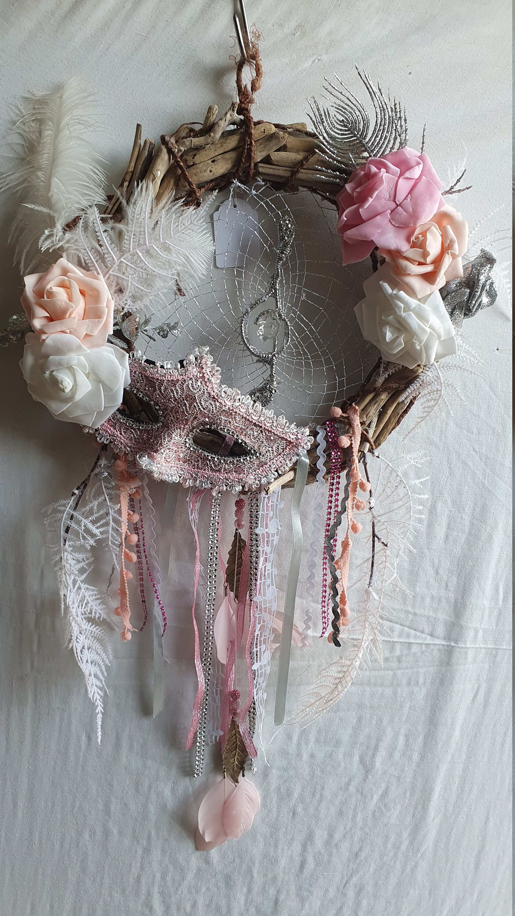 Couronne Bois Flotté Attrape Rêve Carnaval