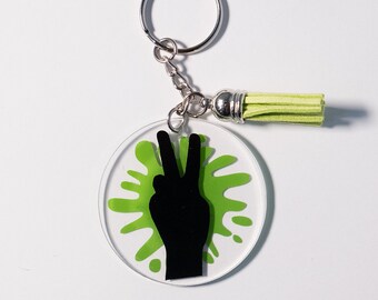 Peace Sign Keychain