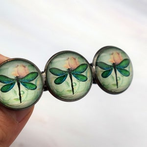 Dragonfly hair barrette, Women hair accessory image 6