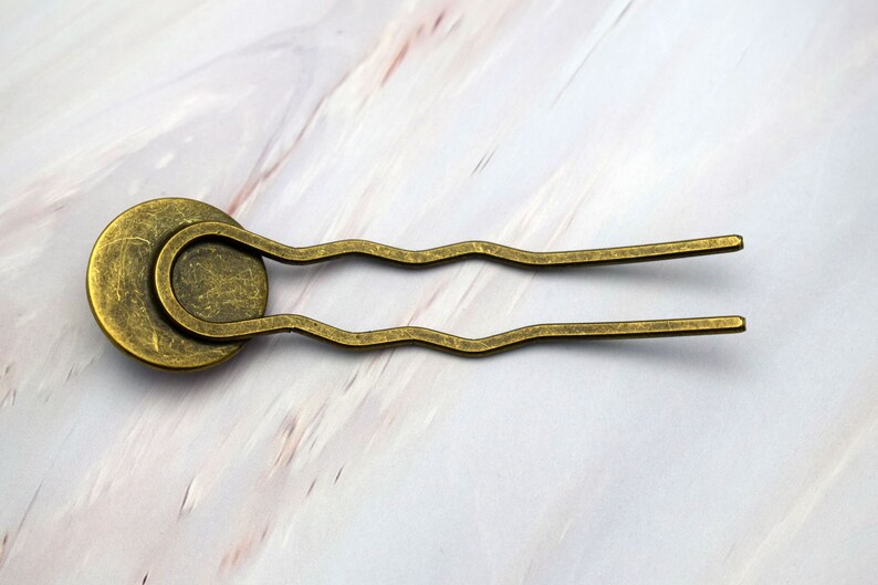 Floral folk hair fork Polish hair accessories
