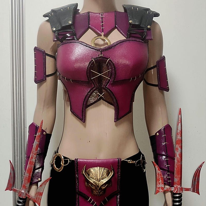 Mileena Mortal Kombat Cosplay Costume - Etsy