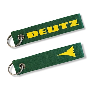Keyring FELT DEUTZ tractor lanyard pendant vintage car
