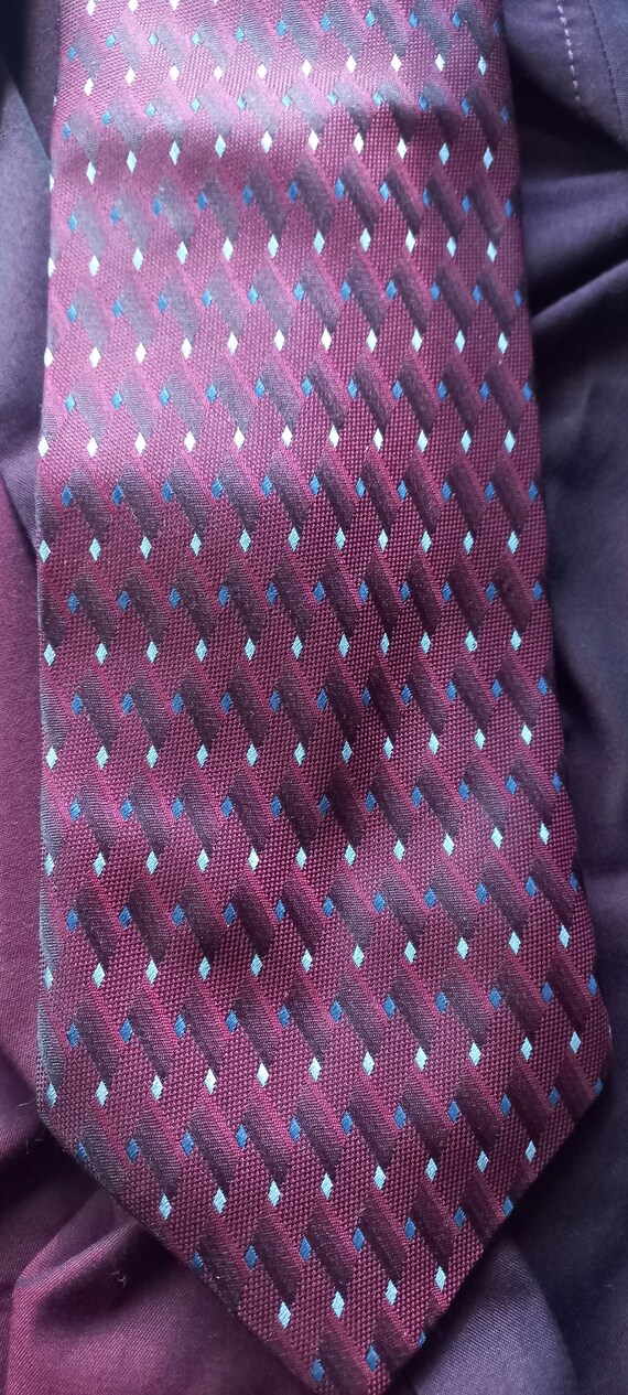 Lot of 3  Pure Silk Men's Tie Nina Ricci, Greg Hu… - image 3