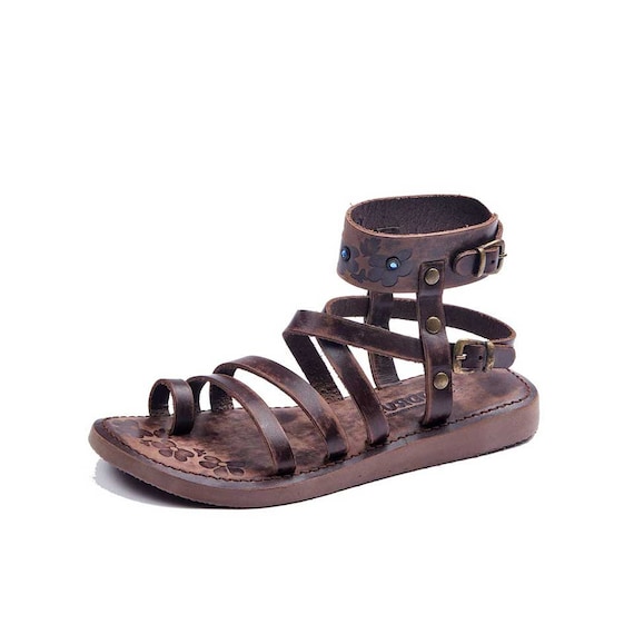Womens Sandals, Handmade Leather Ankle Wrap Womens Sandals, Toe Loop sandals, Strappy Sandals Womens Sandals, Handmade Leather Ankle Wrap Womens Sandals, Toe Loop sandals, Strappy Sandals