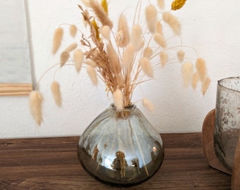 Glasvase aus Altglas, Vase, Blumenvase, Bodenvase Glas, Vasen