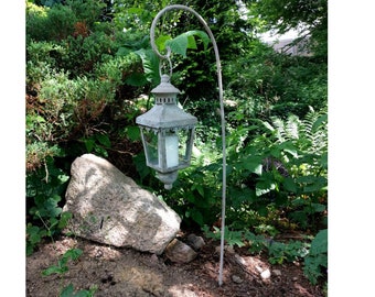 Garden lantern, Lantern, Garden decoration, Vintage, Garden plug metal "Antique"