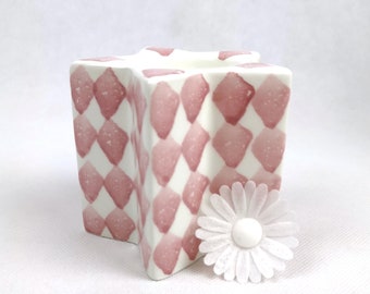 Teelichthalter rosa Abano rosa  192 R rombi