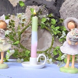 Blumenmädchen, Tischdeko, Frühlingsdeko, Mädchenfigur, rosa creme grün 8000/9000 Bild 5