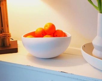 Ceramic bowl in 3 colors, bowl, fruit bowl ceramic bowl, decorative bowl, tableware in 2 sizes