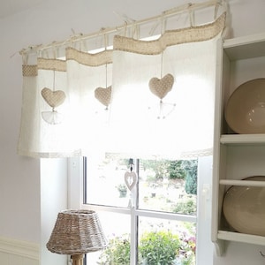 Window curtain "heart hanger