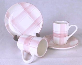 Kaffeetasse rosa Tasse Kaffeepott Becher Keramikbecher Keramiktasse Abano rosa 170 R quadri