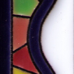 Adressschild, Hausnummer, Namensschild, Keramikbuchstabe GAUDI Keramik bunt Namen Fliese A _ Z Bild 5