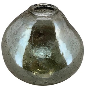 Glass vase made from old glass, vase, flower vase, glass floor vase, vases image 7