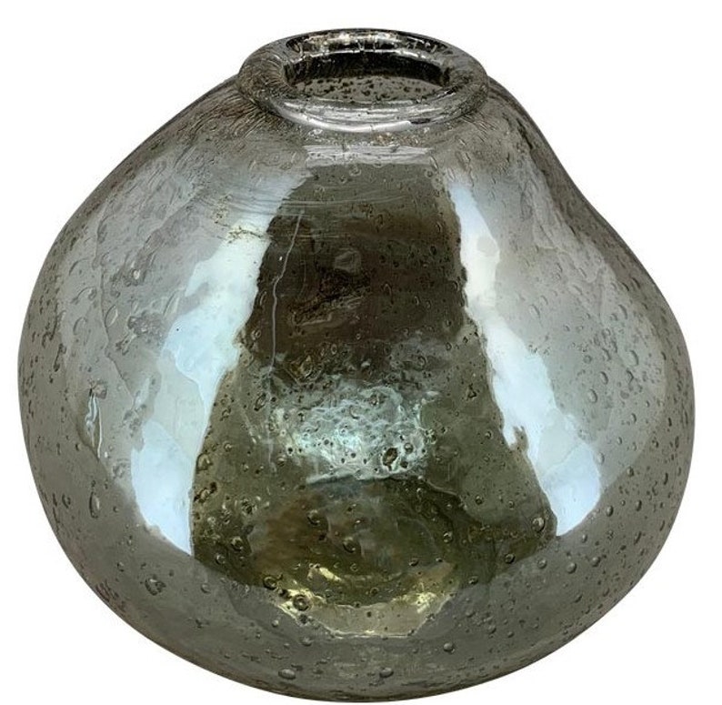 Glass vase made from old glass, vase, flower vase, glass floor vase, vases image 7