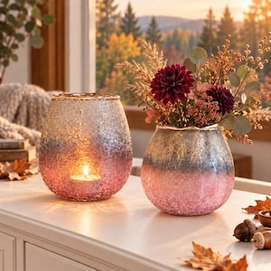 Kerzenständer glas groß