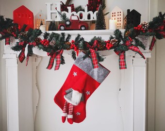 Santa Claus boots, boots, Christmas socks, St. Nicholas, Advent decoration SY5904841629541
