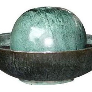 Water fountain XXL jade for indoor and outdoor with LED lighting jade green, fountain, fountain for garden and terrace size 5429 cm image 7