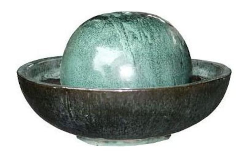 Water fountain XXL jade for indoor and outdoor with LED lighting jade green, fountain, fountain for garden and terrace size 5429 cm image 7