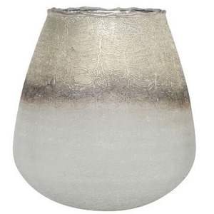 Windlicht Glas, Kerzenhalter Glas, Windlichter, Kerzenständer in 2 Größen ER0246480-2464810 groß 18x18x17