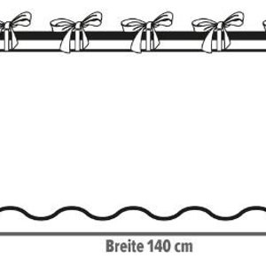 Scheibengardine, Gardinen, Leinengardine, Vorhang, Fenstervorhang Herzchen Scheibengardine Bild 6