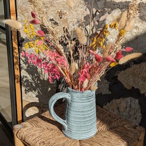 Steinkrug smoke blue, jug, ceramic pot, plant pot, ceramic planter, jug 07790580FF image 4