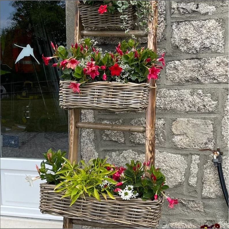 Balcony box, plant box, rattan, flower box, plant pot image 6