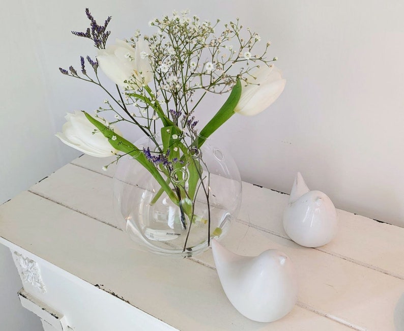 Glasvase Schweden, Vase, Blumenvase, Frühlingsdeko, Glasdeko 03661310SF Bild 9
