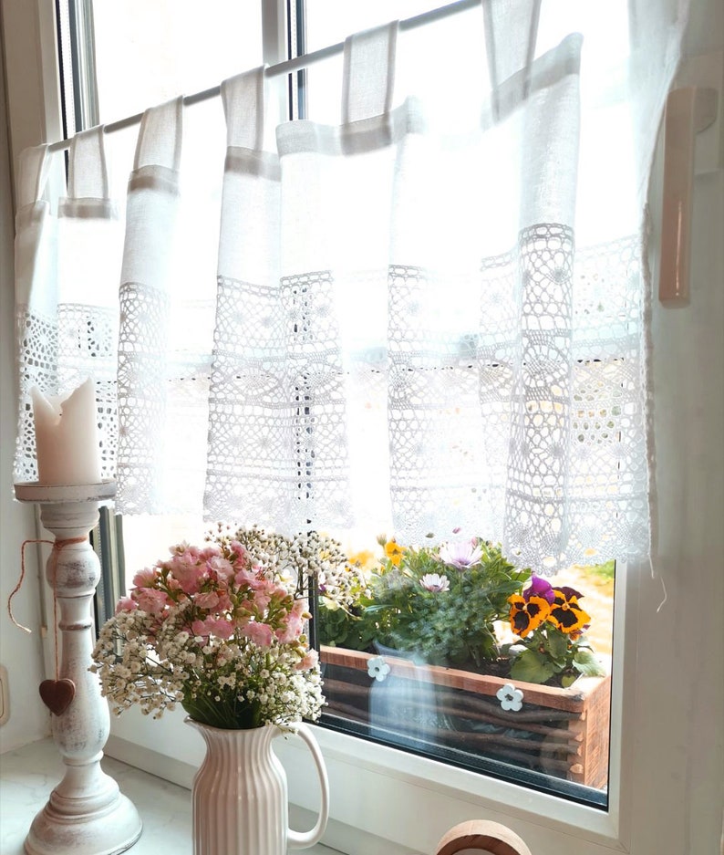 Window curtain Crochet decorations 337586 image 2