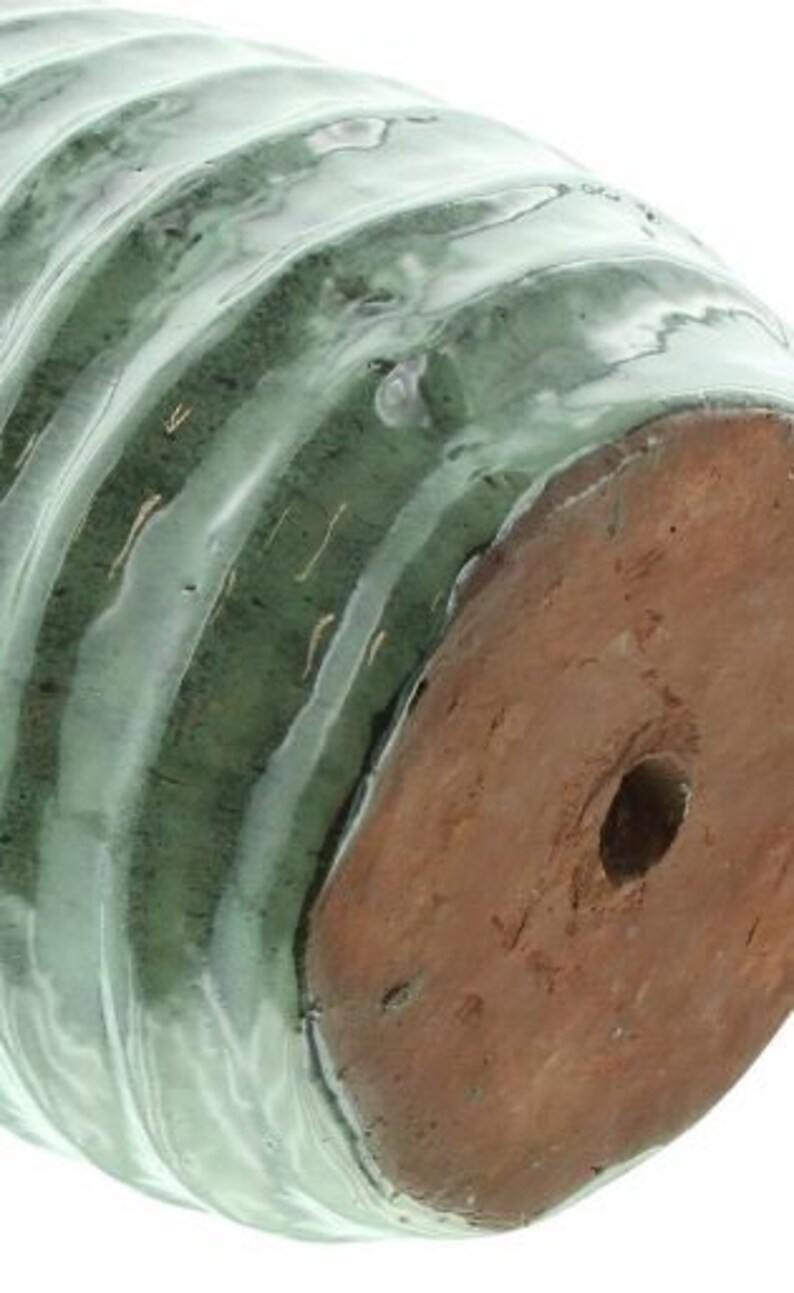 Plant pot jade green, terracotta pot, garden decoration, planter terracotta, planter jade image 7