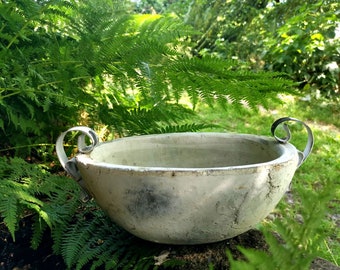 Plant pot, ceramic pot, garden decoration, ceramic planter, planter antique wide without foot 02090050ER